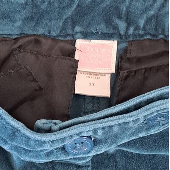 Janie And Jack Green Velvet Pants Size 2T - Picture 2 of 8